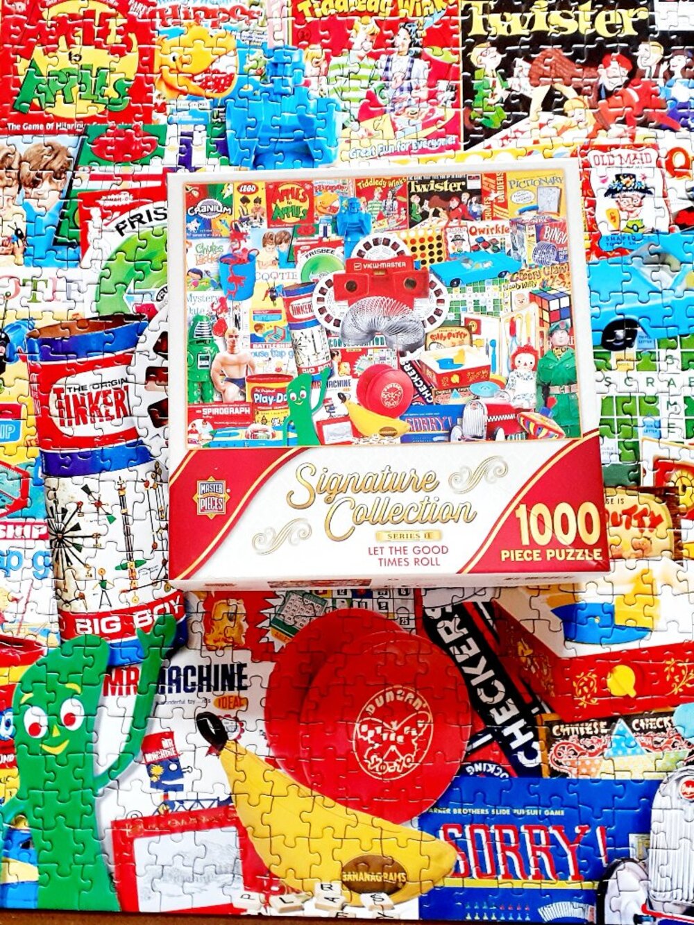 Master Pieces Jigsaw Puzzle Let The Good Times Roll 1000 Pieces Complete